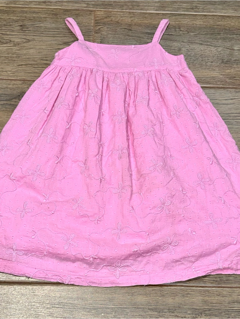 Baby GAP Pink Eyelet Summer Spring Floral Cute Girls Sundress
